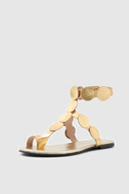 FUDA 26Y901 ÉLIA Deri Sandalet - GOLD