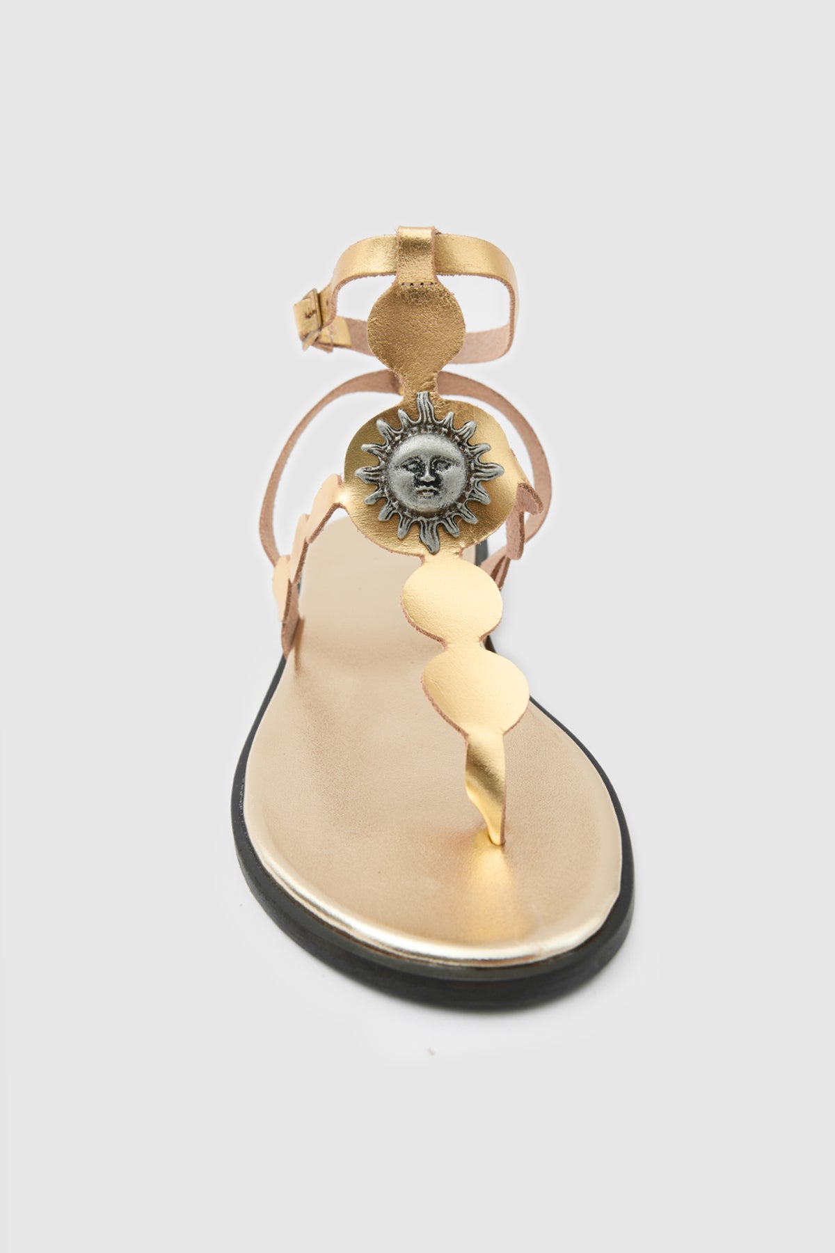 FUDA 26Y902 SOLEA Deri Sandalet - GOLD