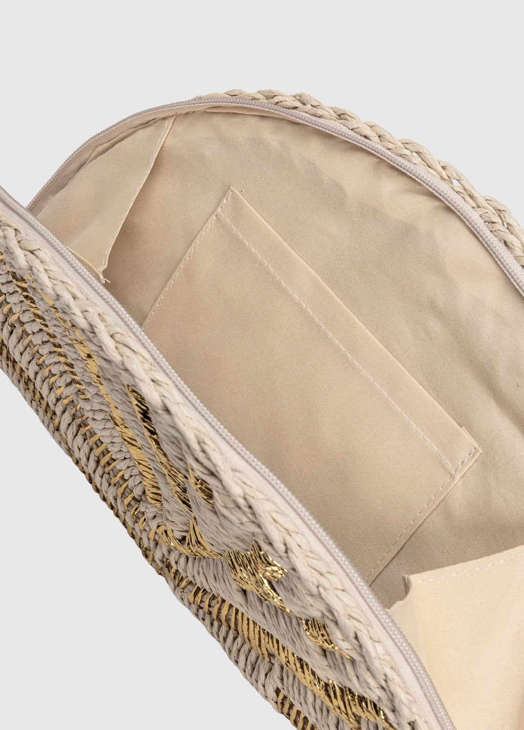 Fuda HASIR CLUTCH - BEJ GOLD