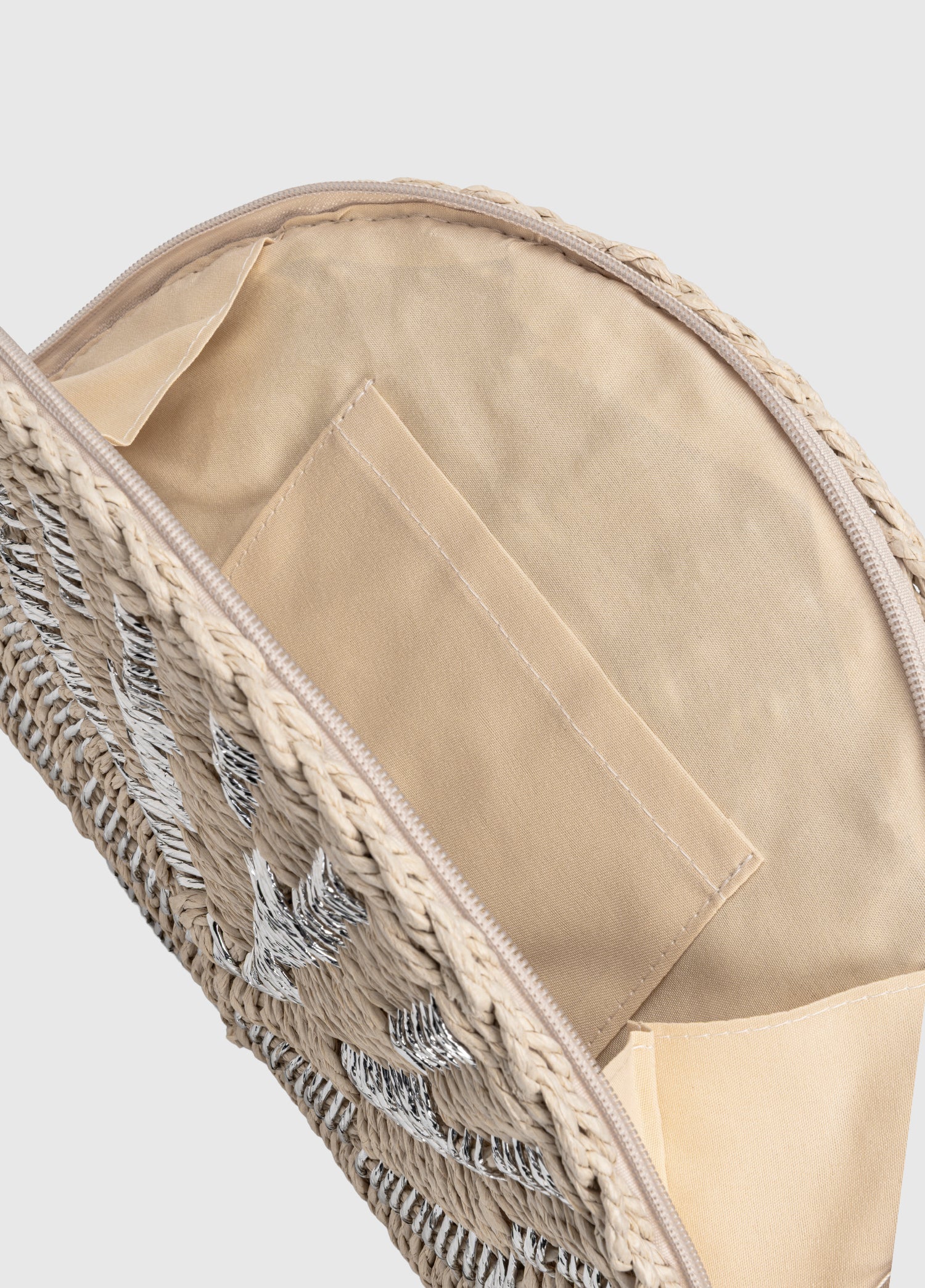 Fuda HASIR CLUTCH - BEJ SILVER