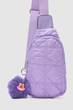 FUDA FD Puff & Go Belt Body Bag - LİLA