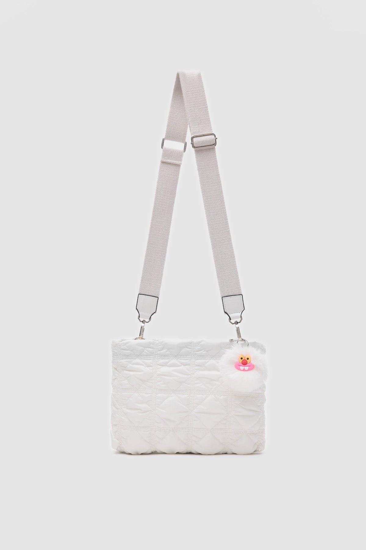 ColorPuff Zip Çapraz Çanta - EKRU