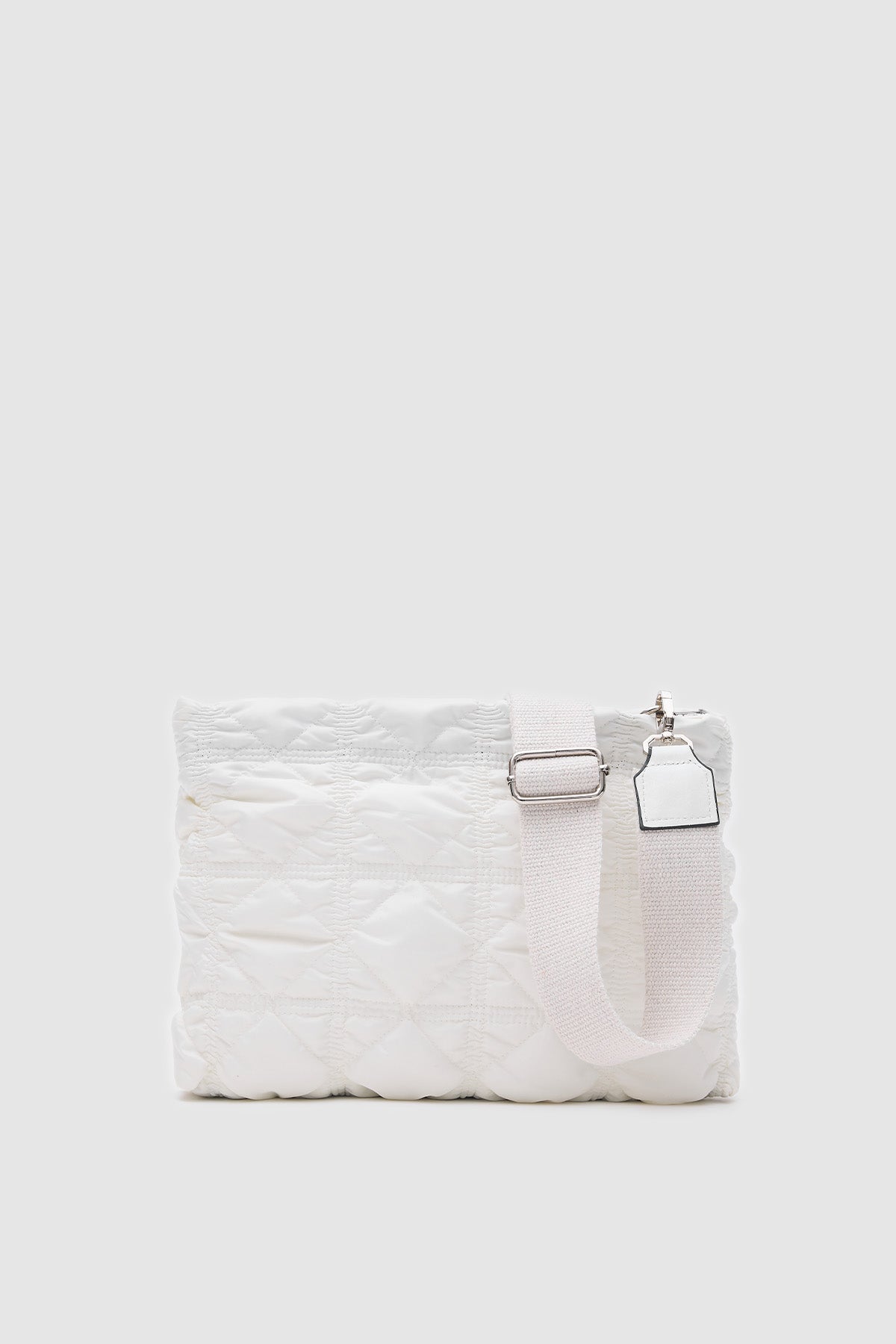 ColorPuff Zip Çapraz Çanta - EKRU