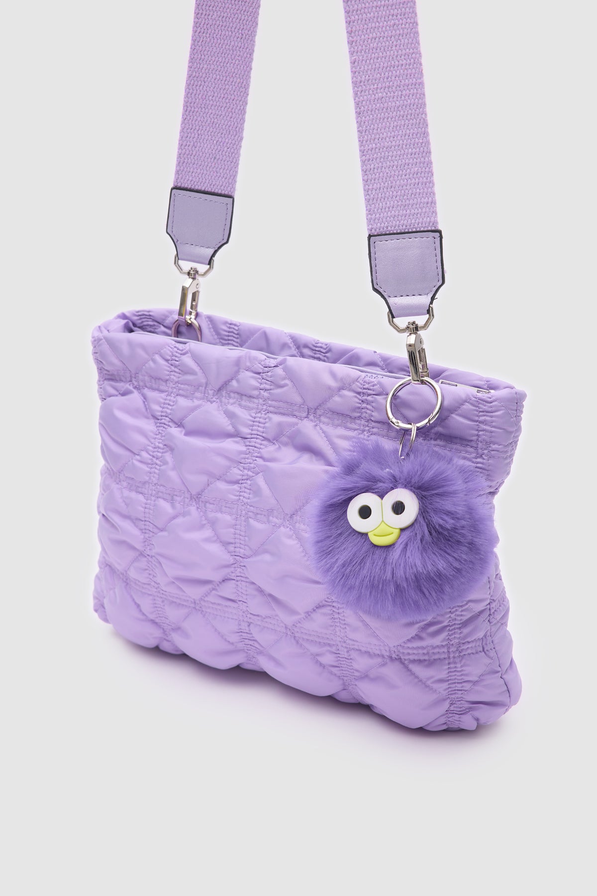 FUDA FD Puff & Go Zip Çapraz Çanta - LİLA