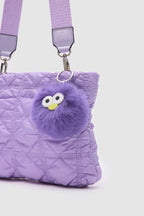 FUDA FD Puff & Go Zip Çapraz Çanta - LİLA