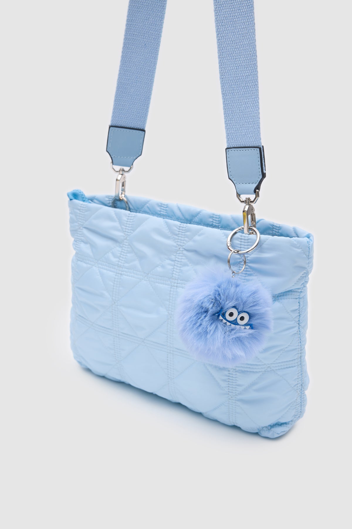 FUDA FD Puff & Go Zip Çapraz Çanta - MAVİ