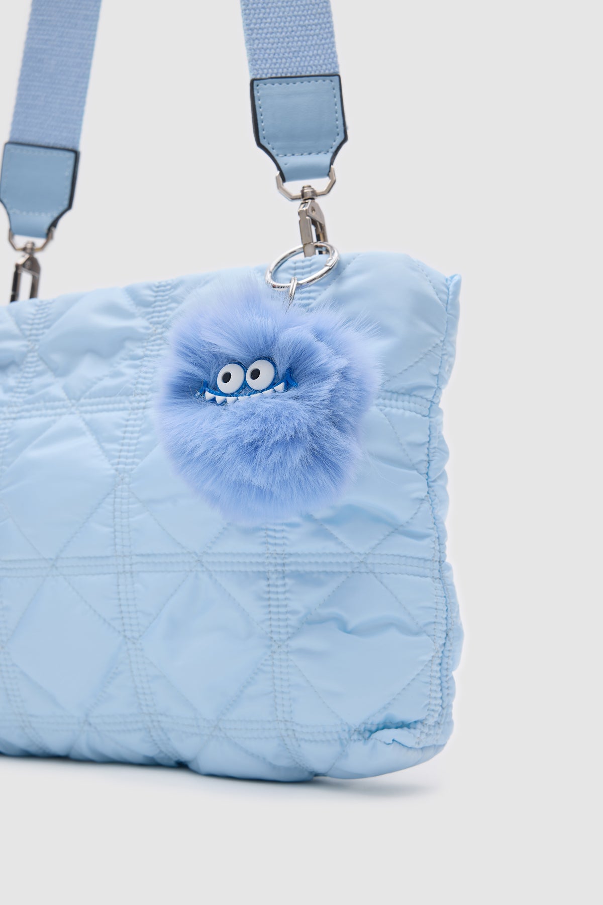 FUDA FD Puff & Go Zip Çapraz Çanta - MAVİ