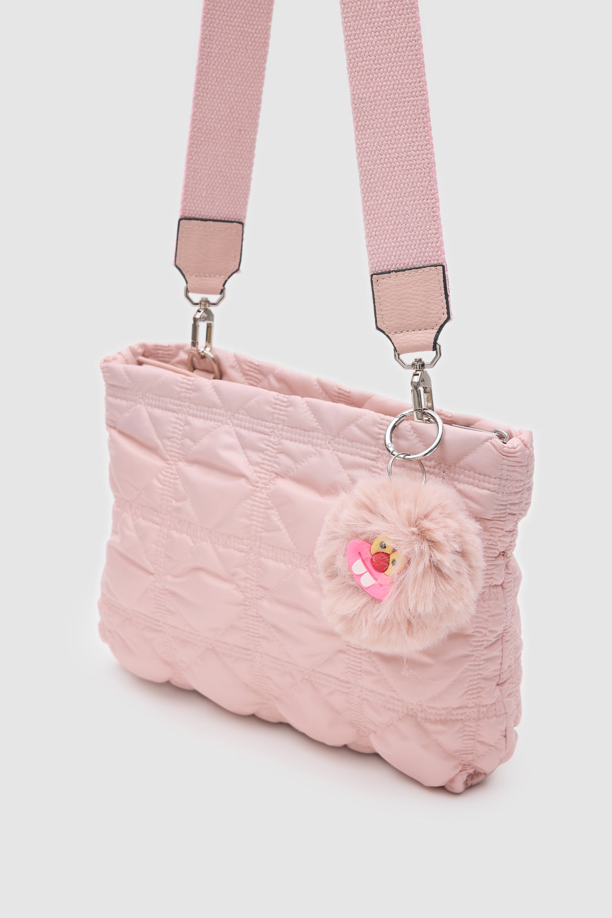 FUDA FD Puff & Go Zip Çapraz Çanta - PUDRA