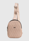 Fuda Milaro Suni Deri Body Bag - NUDE