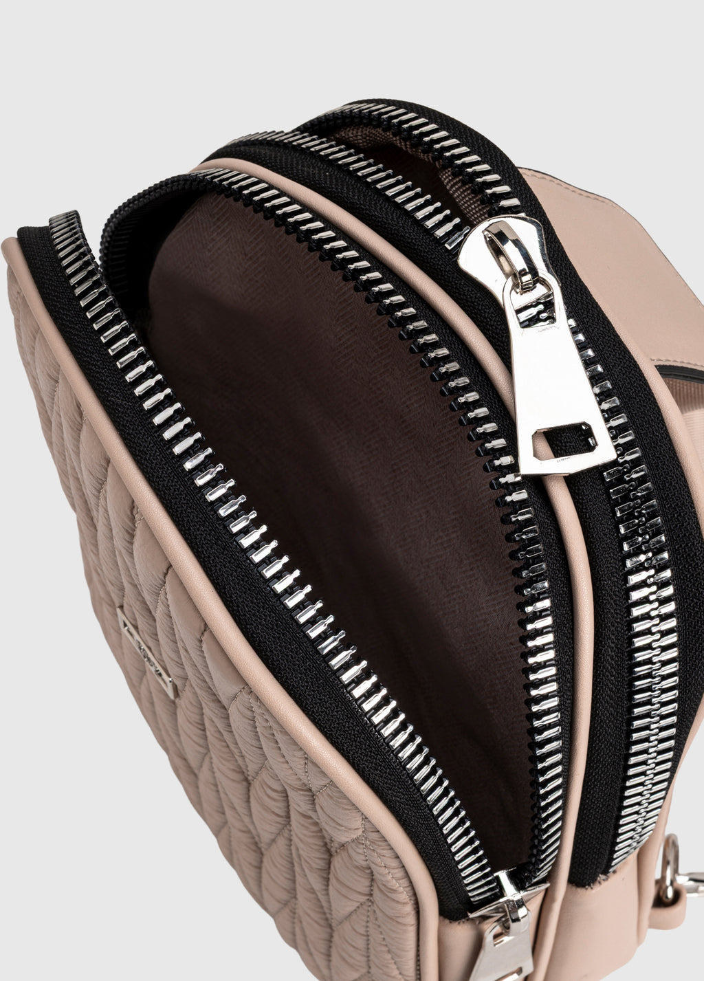 Fuda Milaro Suni Deri Body Bag - NUDE