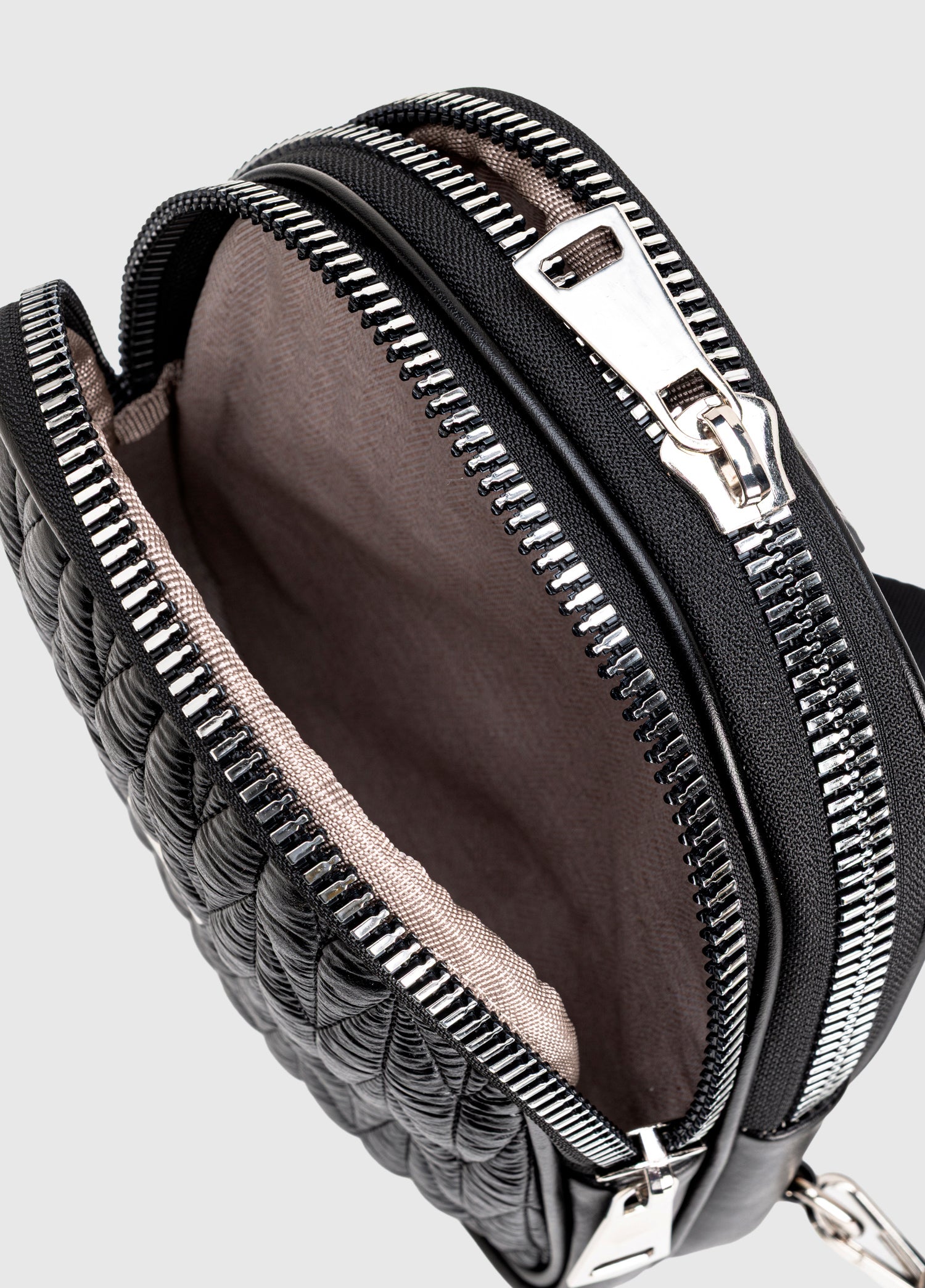 Fuda Milaro Suni Deri Body Bag - SİYAH