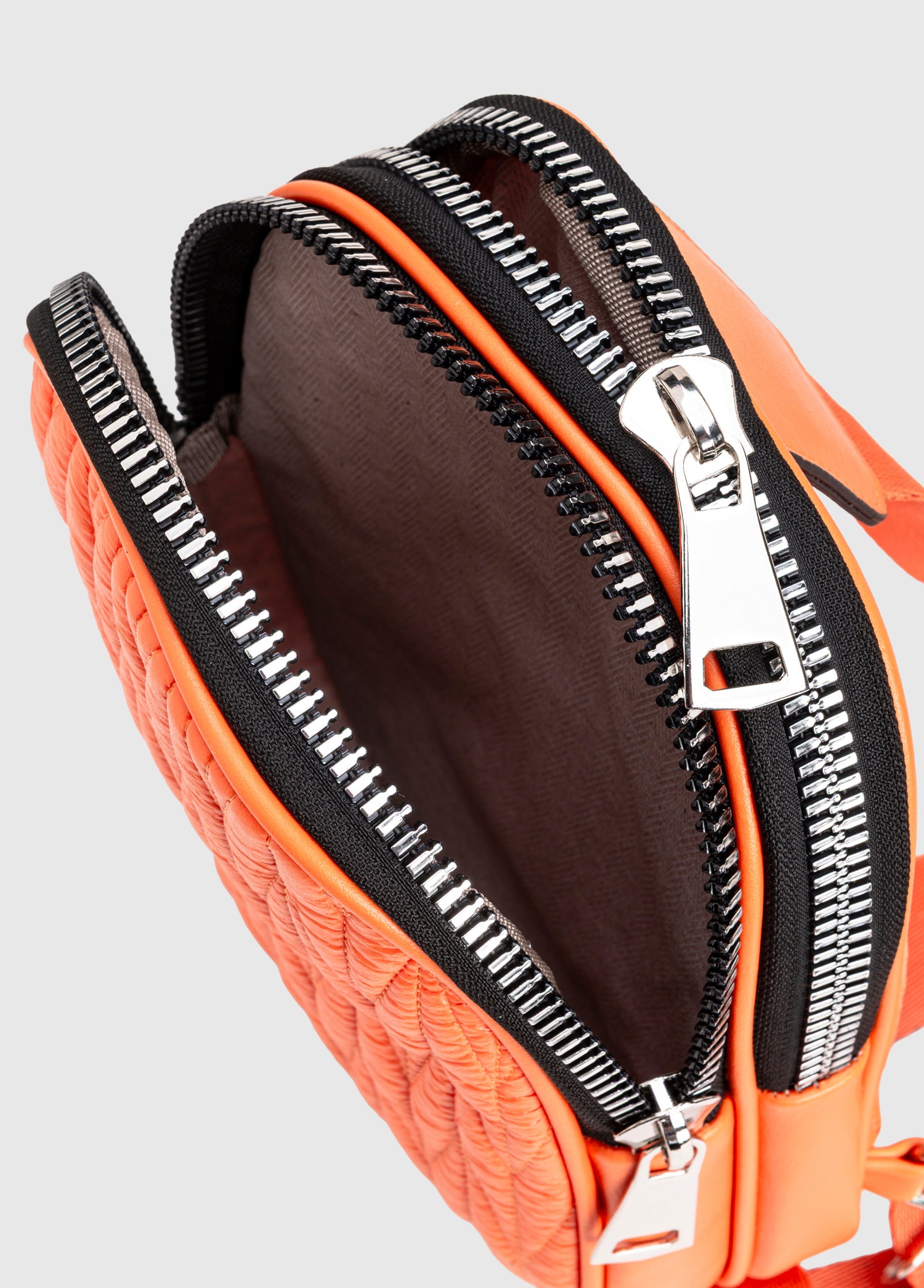 Fuda Milaro Suni Deri Body Bag - TURUNCU