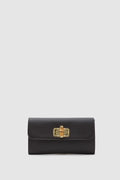 OY26503 D FUDA İTHAL DERİ CLUTCH - KAHVE