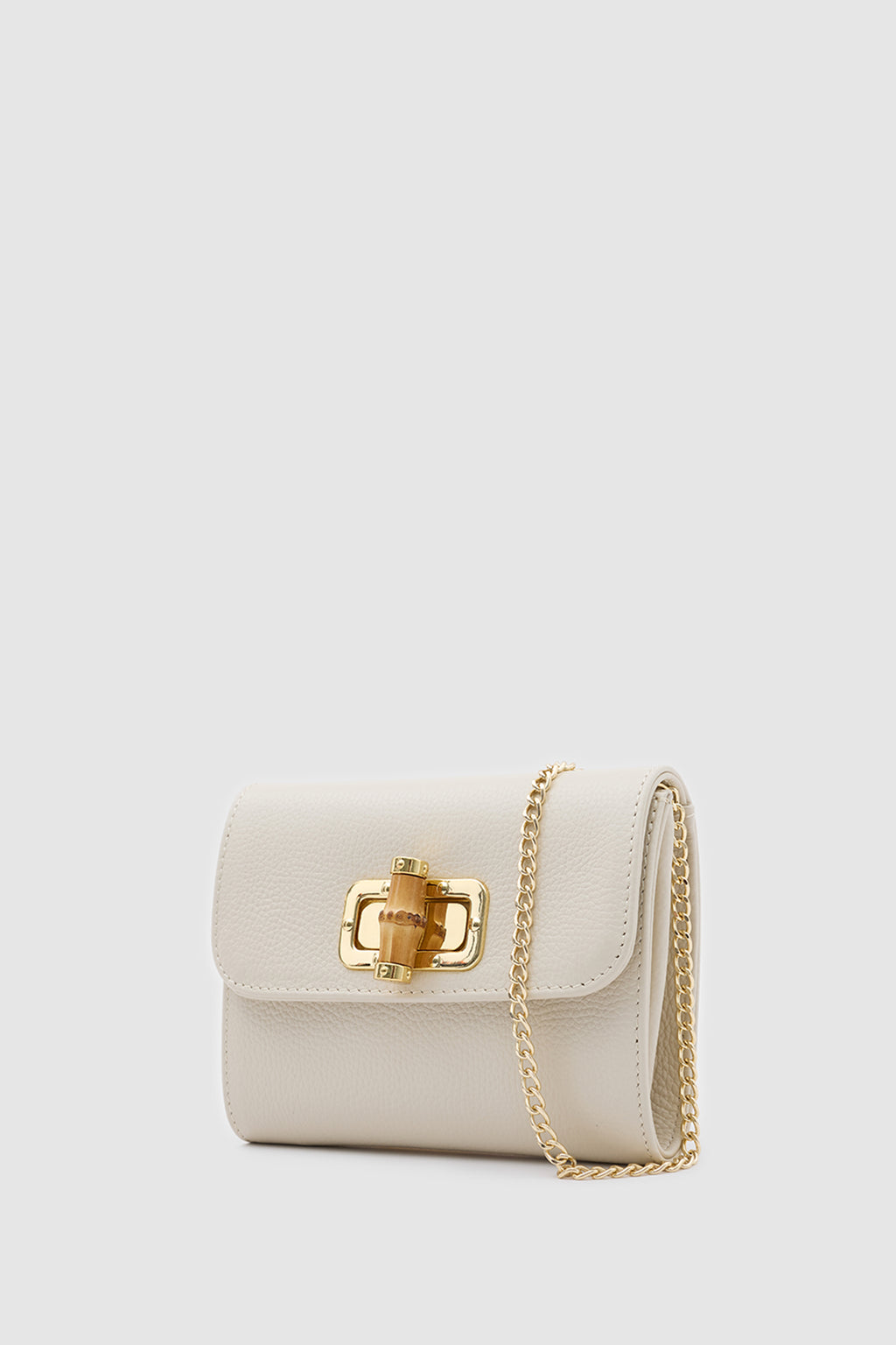 OY26504 D FUDA İTHAL DERİ CLUTCH - BEJ