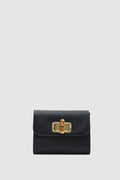 OY26504 D FUDA İTHAL DERİ CLUTCH - SİYAH